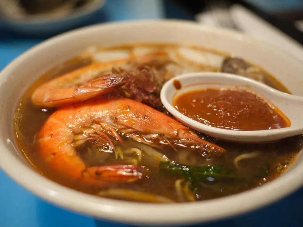Shellfish soup in the style of the Cornish courses served at No. 6