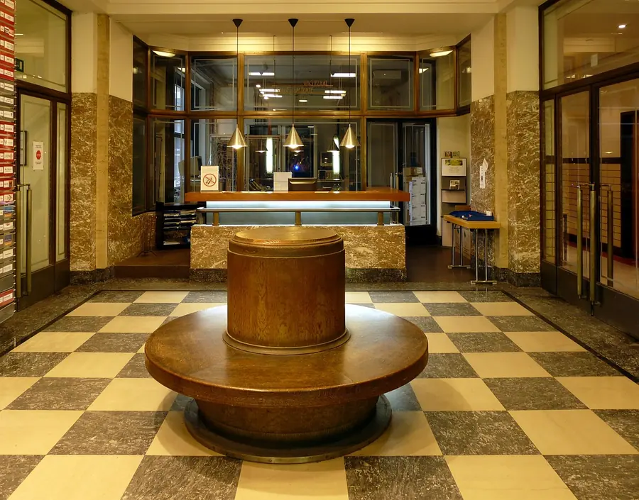Welcoming reception desk representing Food Adventure customer support