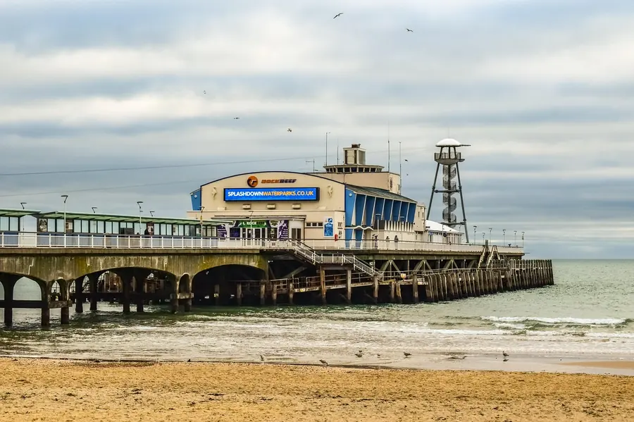 English seaside pier evoking the Sound of the Sea course at The Fat Duck