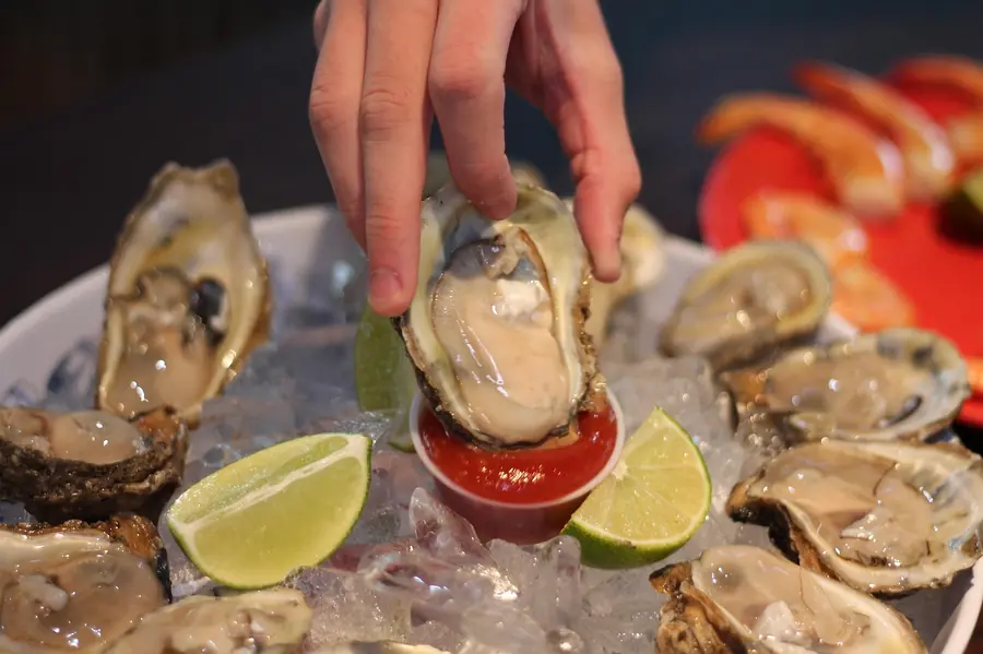 Platter of fresh British seafood served on a coastal culinary tour